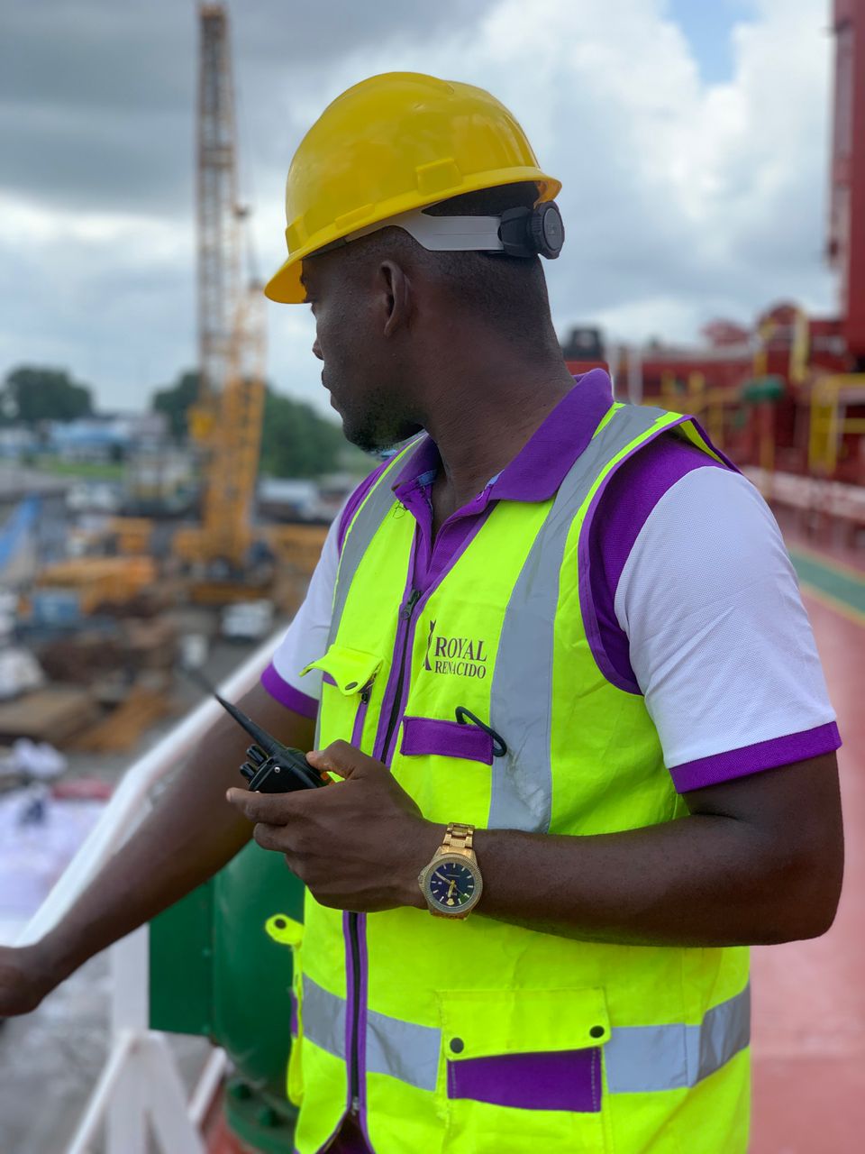 Staff portrait at port