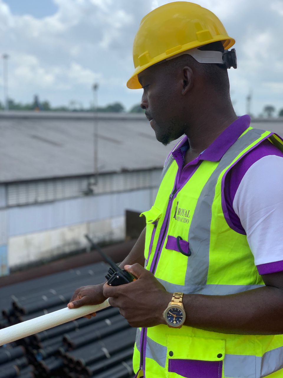 Staff at Lagos port